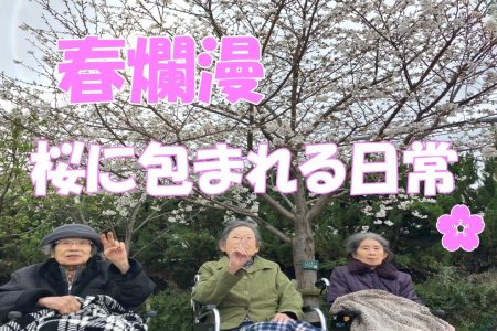 満開の桜と笑顔が咲いた春のおでかけ　こもれびの里守口